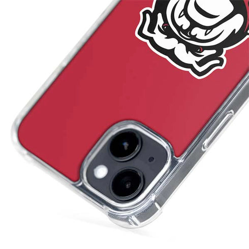 University of Georgia Bulldogs Logo iPhone 15 MagSafe Case